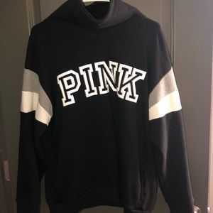 Vs Pink Black Logo Pullover